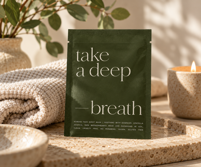 Take a Deep Breath - Soothing Korean Face Mask