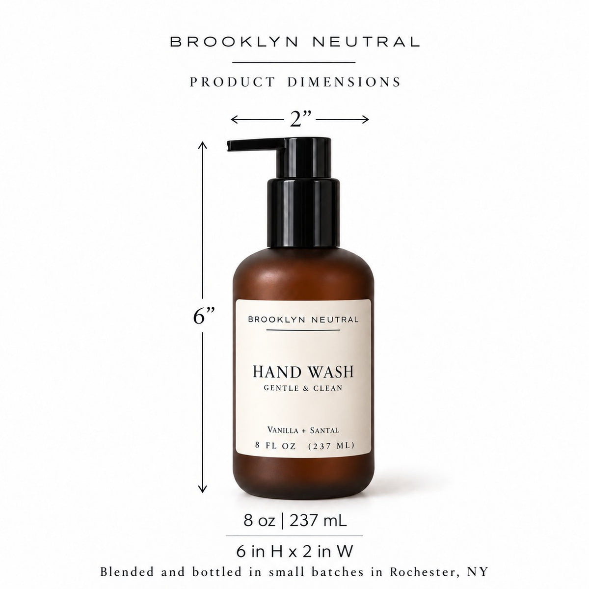 Vanilla + Santal Luxury Hand Wash | Clean + Gentle