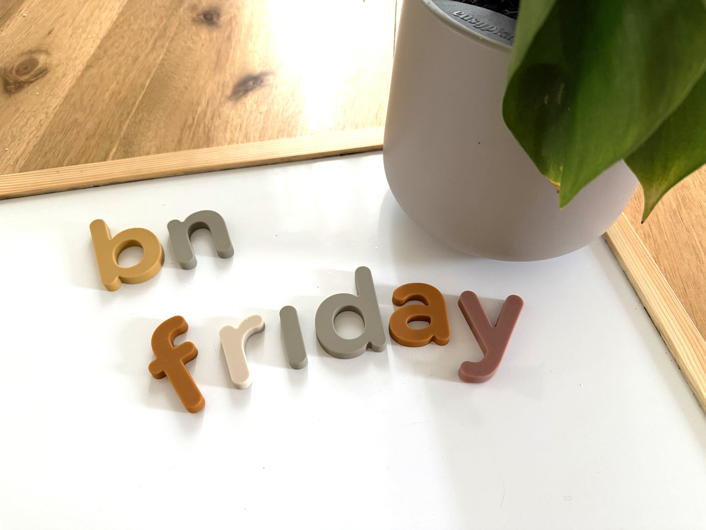 Lowercase Silicone Magnetic Letters
