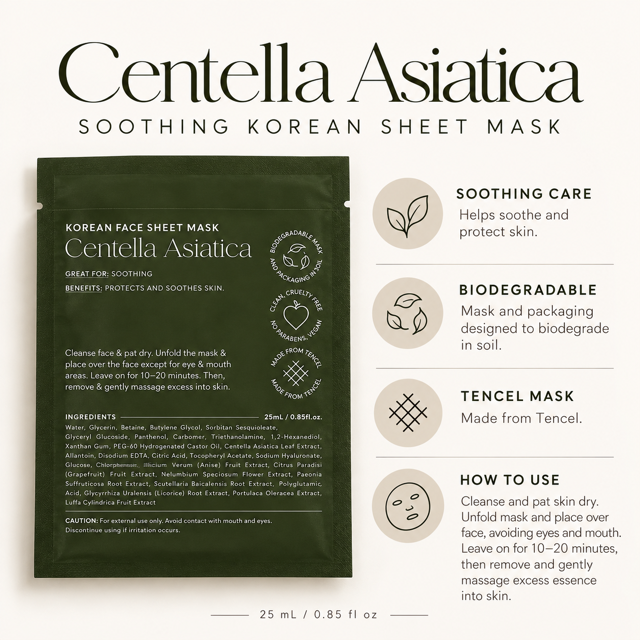 Take a Deep Breath - Soothing Korean Face Mask
