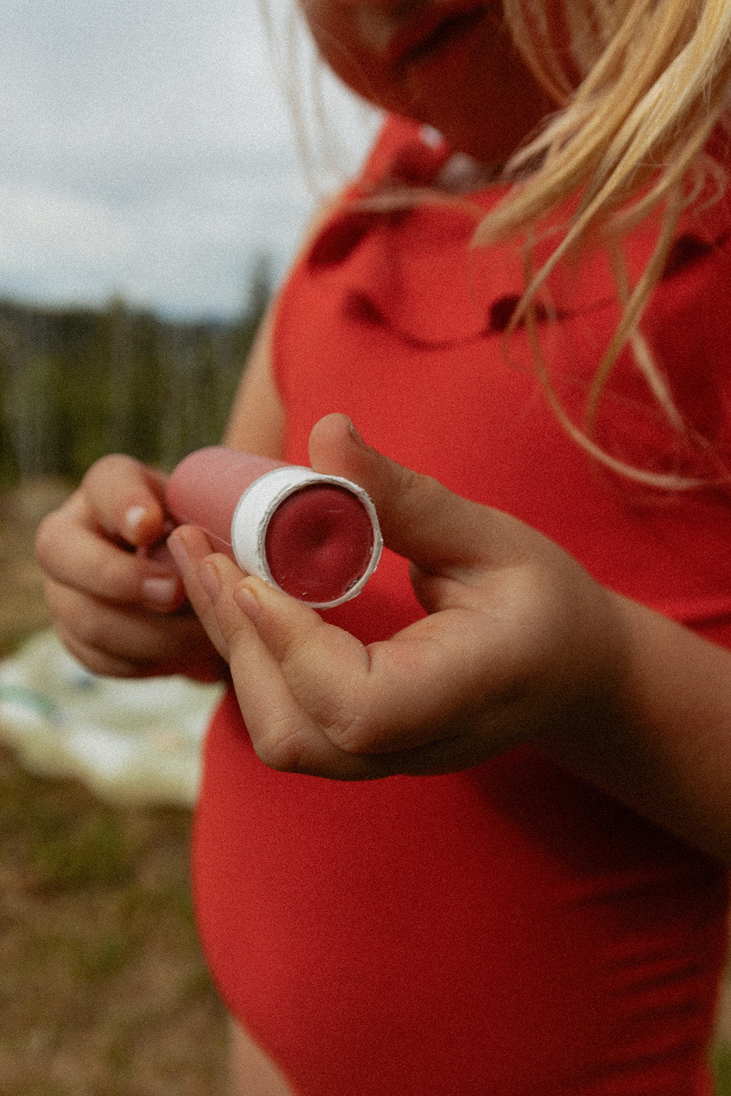 Oversized Tinted Non-Toxic Lip & Cheek Balm - Rosy Melon