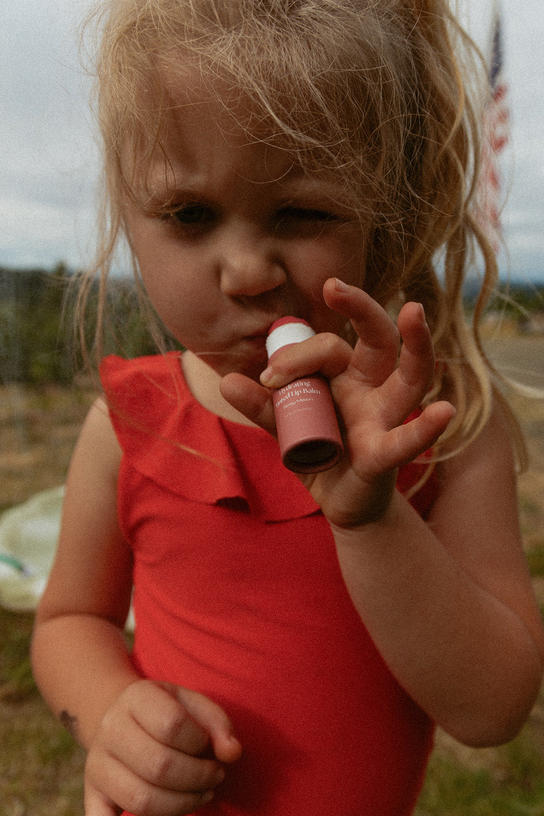 Oversized Tinted Non-Toxic Lip & Cheek Balm - Rosy Melon
