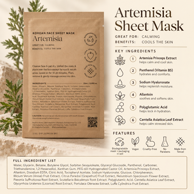You Deserve a Break - Calming Korean Face Mask