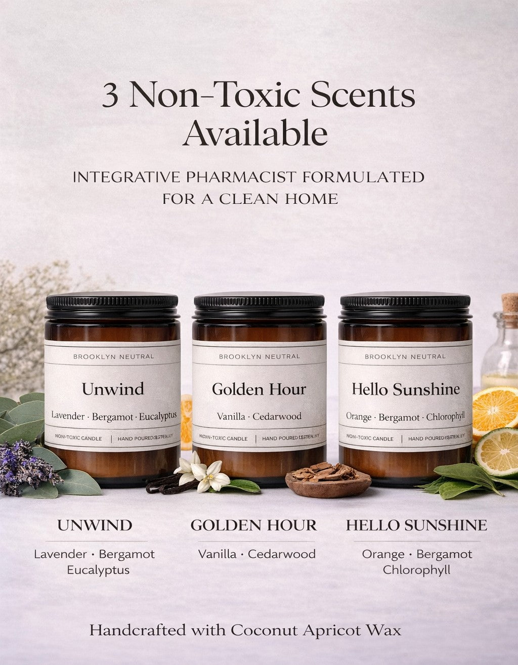 I'm coming to the cottage. Non-toxic candle