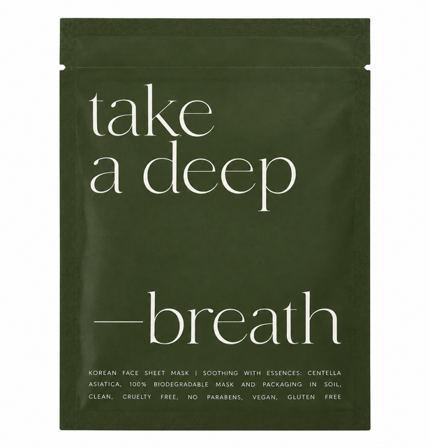 Take a Deep Breath - Soothing Korean Face Mask