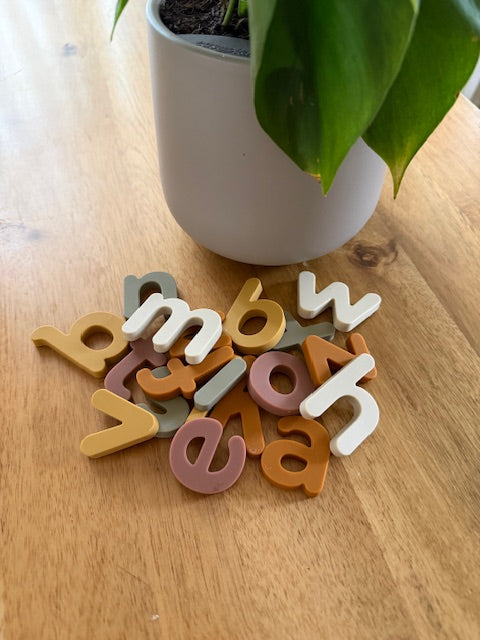 Lowercase Silicone Magnetic Letters