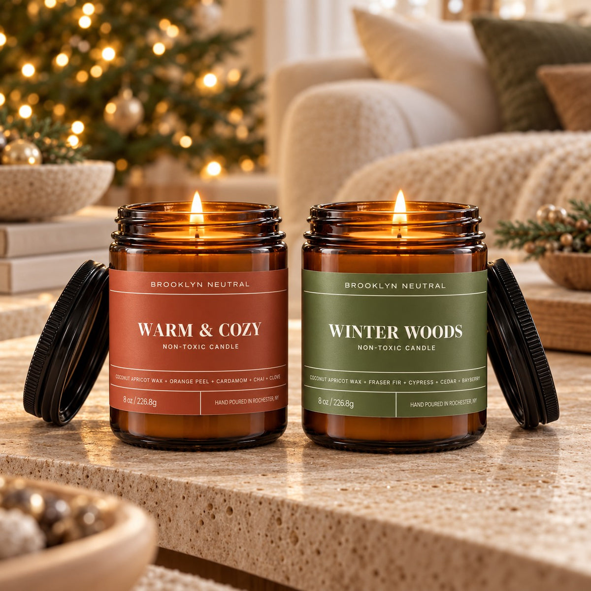 The Holiday Candle Duo