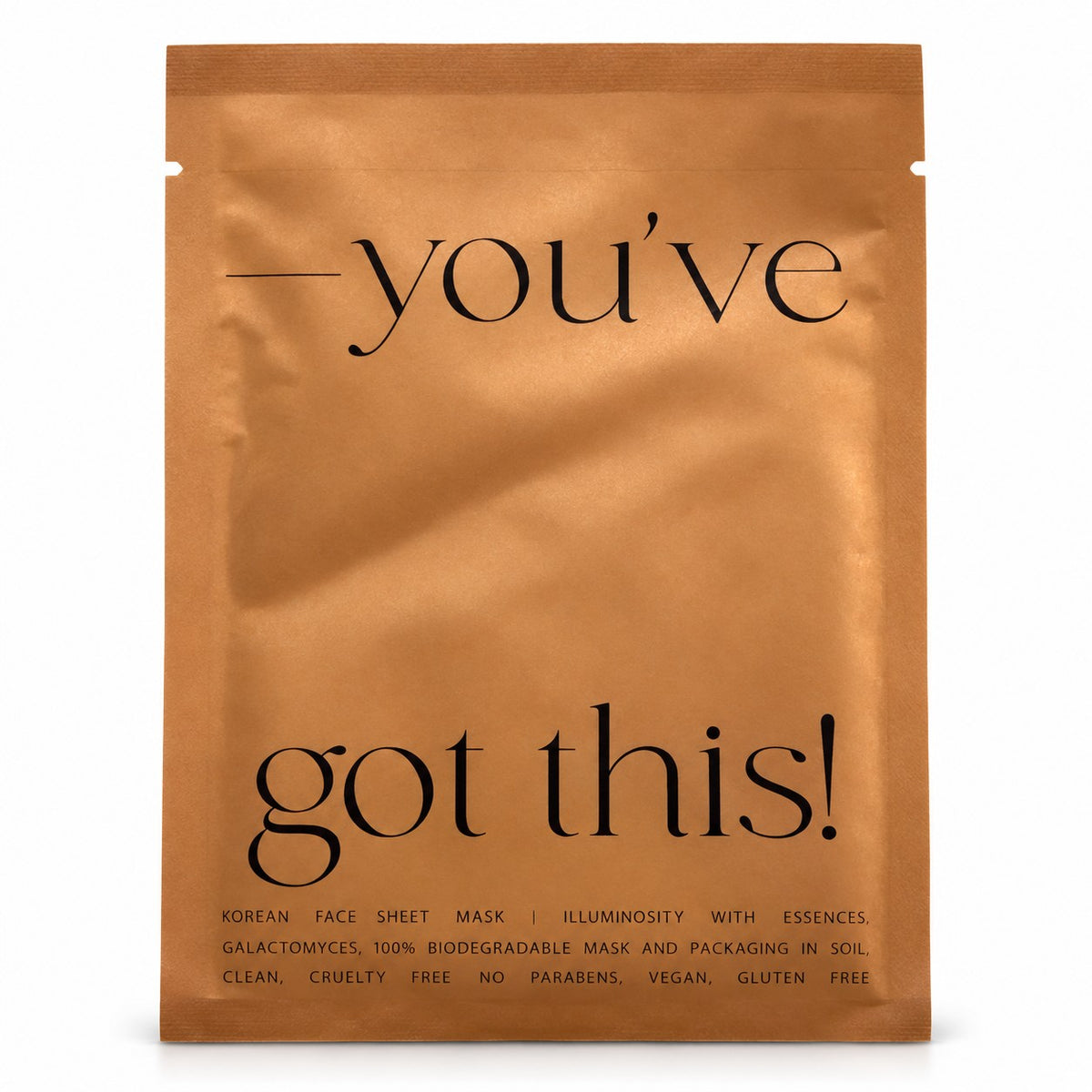 You’ve Got This-Brightening Korean Sheet Mask