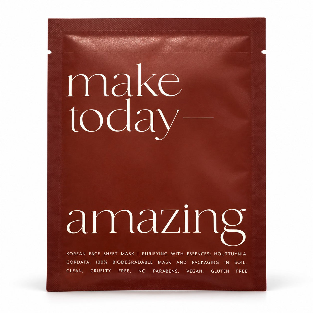 Make Today Amazing | Purifying Korean Sheet Mask