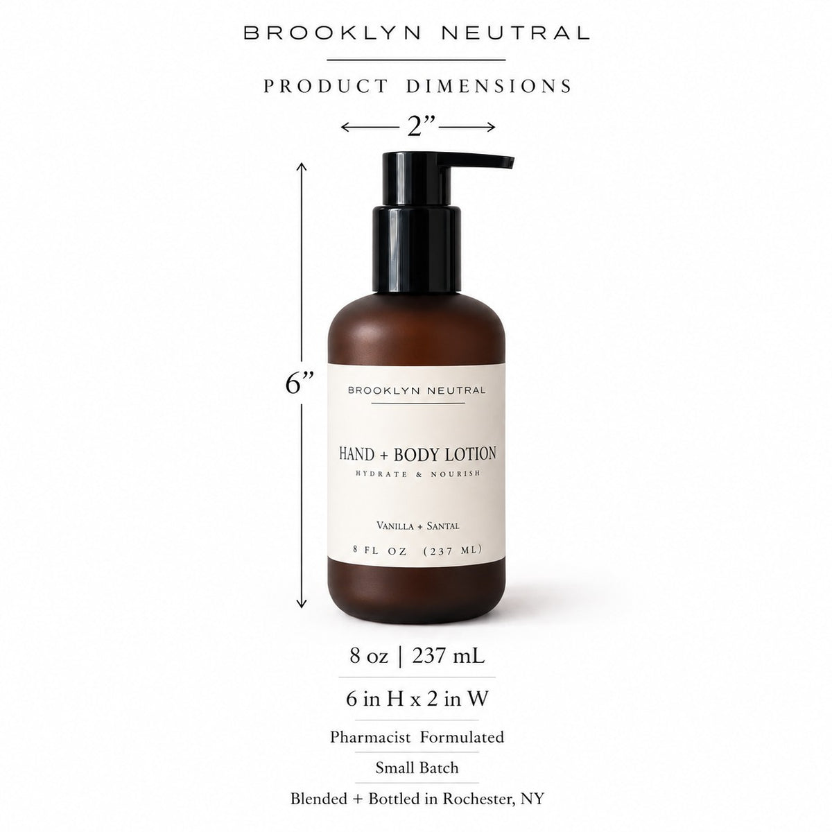 Vanilla Santal Hand + Body Lotion | Hydrating Moisturizer