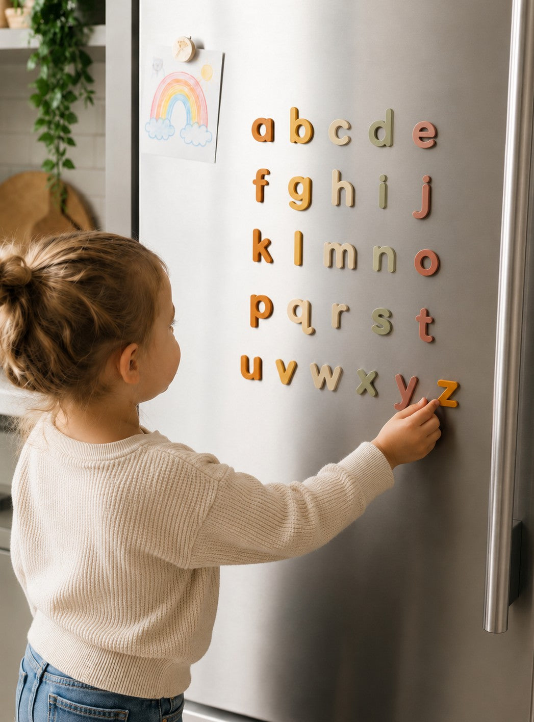 Lowercase Silicone Magnetic Letters