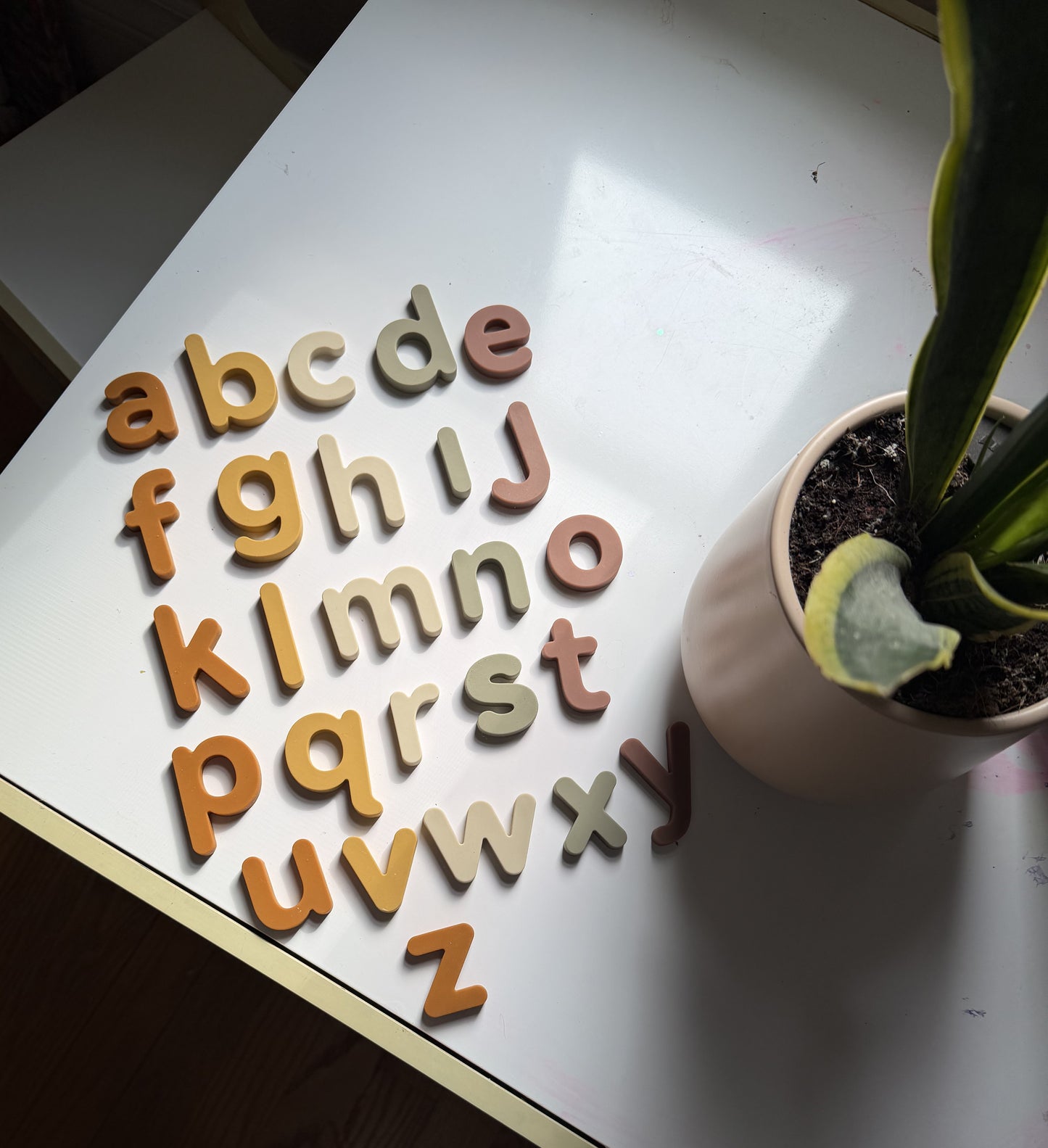 Lowercase Silicone Magnetic Letters