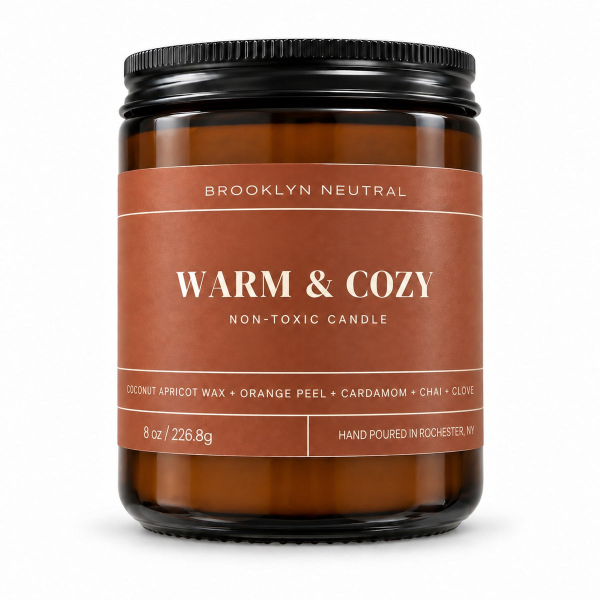 WARM & COZY Non Toxic Candle