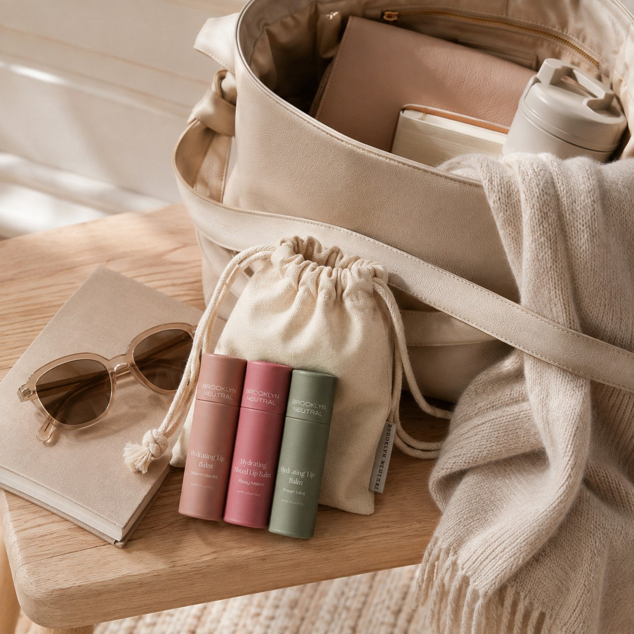 The Hydrating Lip Balm Trio Gift Set.