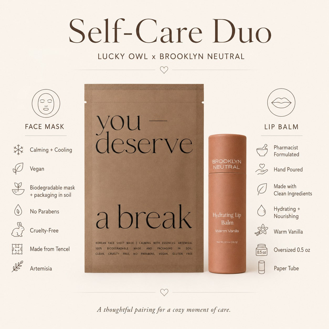 You Deserve a Break Self-Care Duo