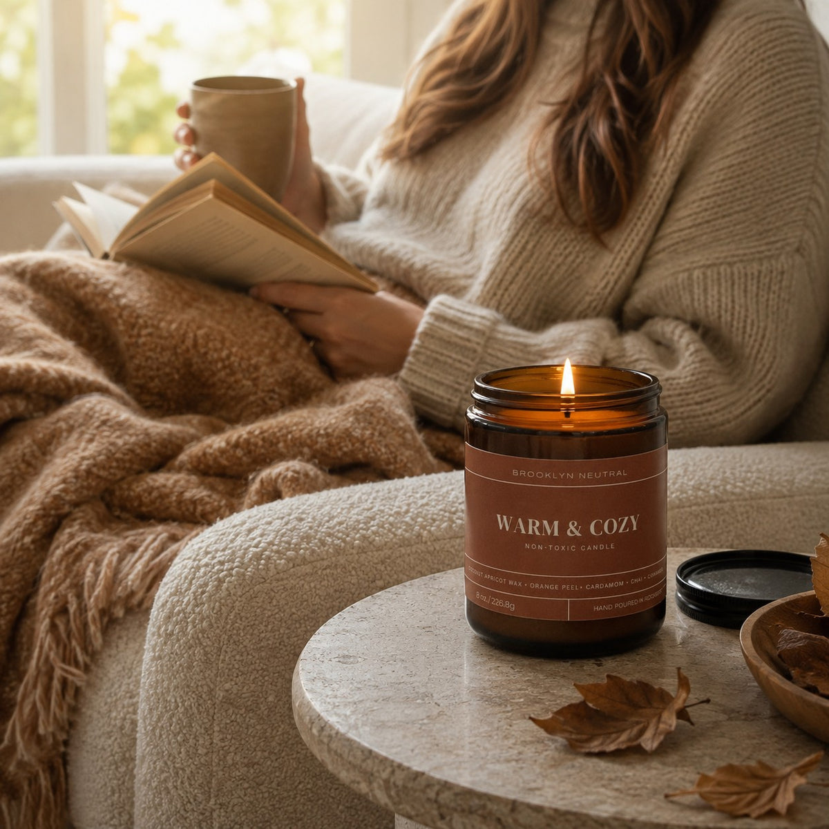WARM & COZY Non Toxic Candle